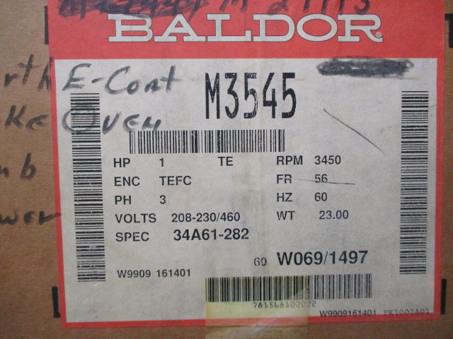 BALDOR M3545 NSMP