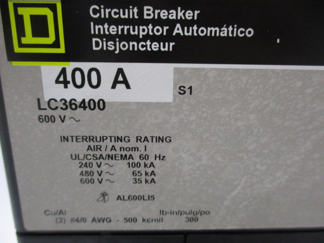 SQUARE D LC36400 NSNP