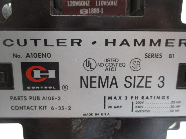 CUTLER HAMMER A10EN0 UNMP