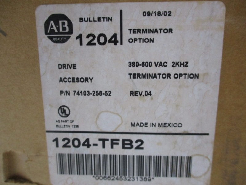 ALLEN BRADLEY 1204-TFB2 NSMP