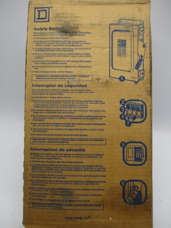 SQUARE D DU323 NSFS