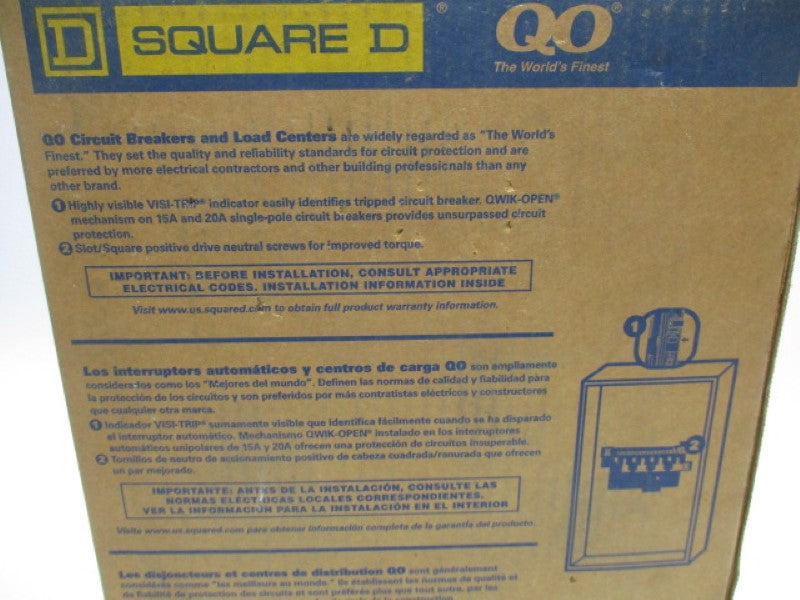 SQUARE D QO816L100DS SER. G03 NSFS