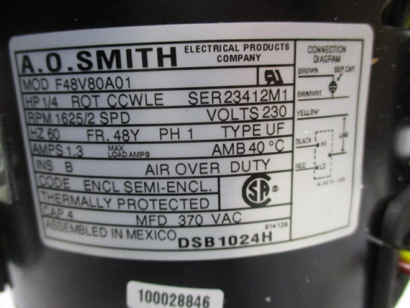 A.O. SMITH DSB1024H (F48V80A01) NSMP