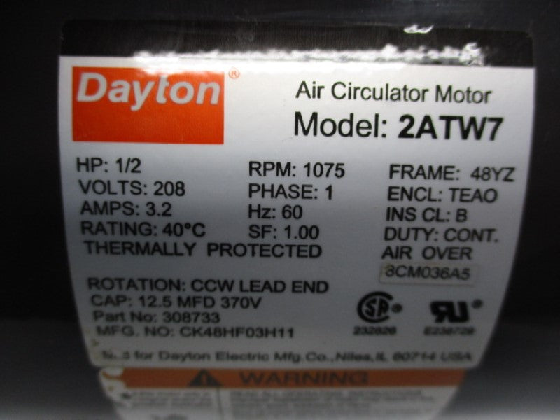 DAYTON 2ATW7 NSNP