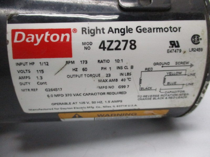 DAYTON 4Z278 UNMP