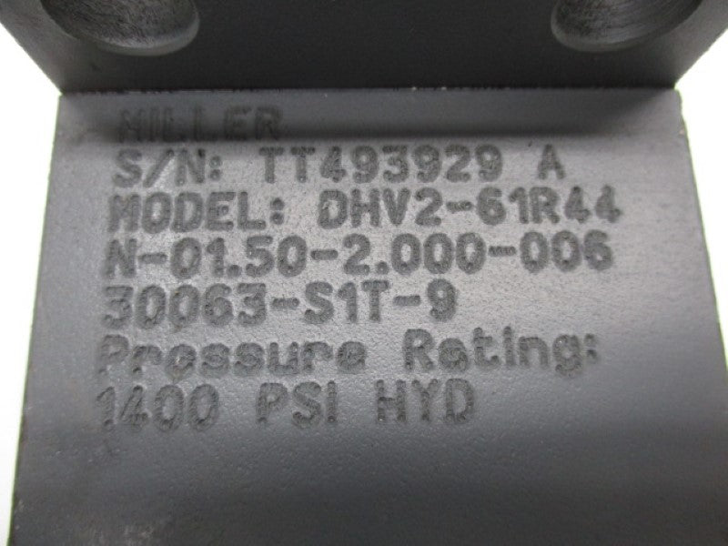 MILLER DHV2-61R44N-01.50-2.000-00630063-S1T-9 UNMP