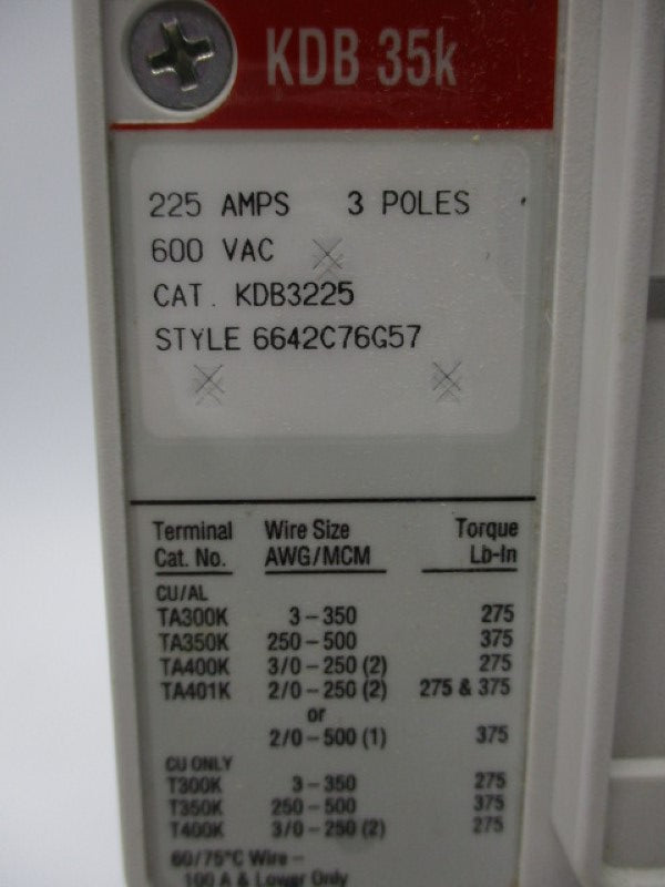 EATON KDB3225 NSMP