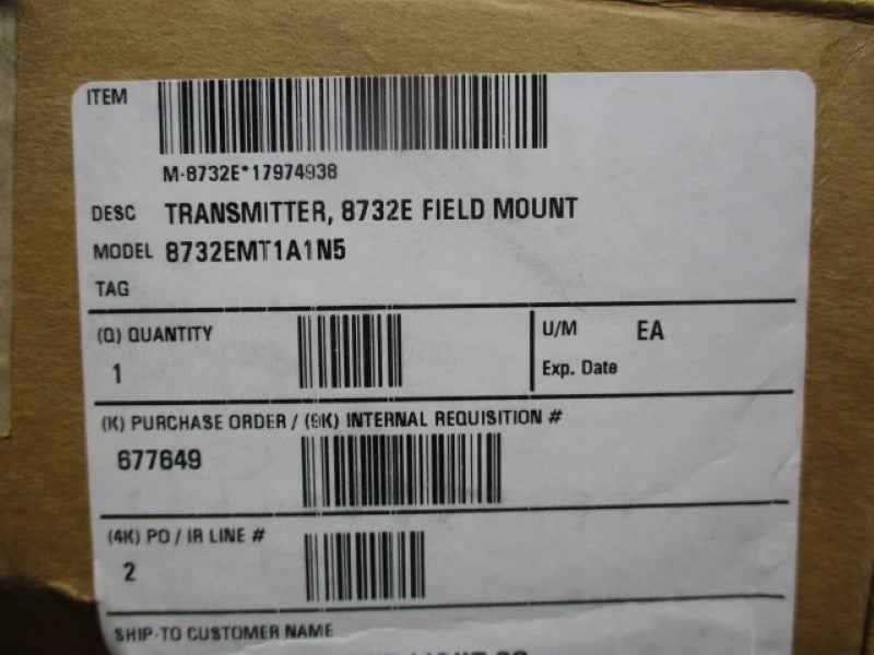 ROSEMOUNT 8732EMT1A1N5 NSMP