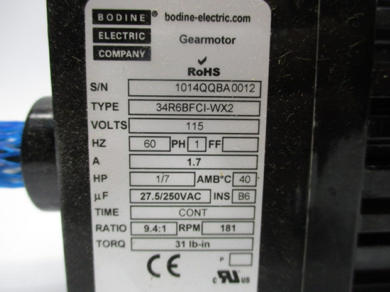 BODINE 34R6BFCI-WX2 (1014QQ) NSMP