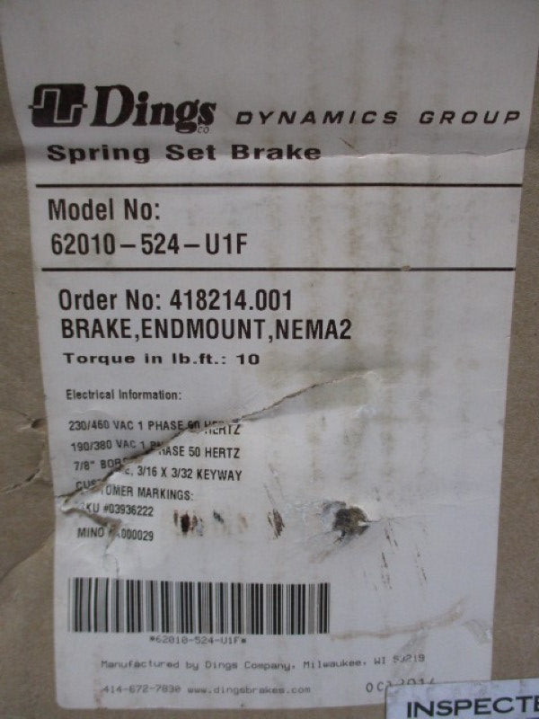 DINGS 62010-524-U1F NSMP