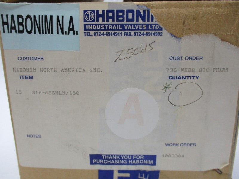 HABONIM 15 31P-666MLM/150 NSMP