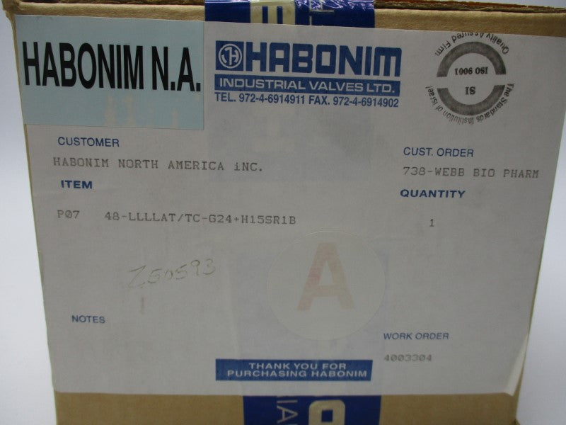 HABONIM P07 48-LLLLAT/TC-G24+H15SR1B NSFS