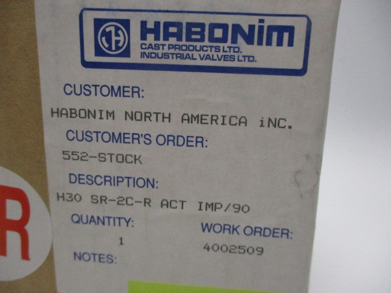 HABONIM H30 SR-2C-R ACT IMP/90 NSFS