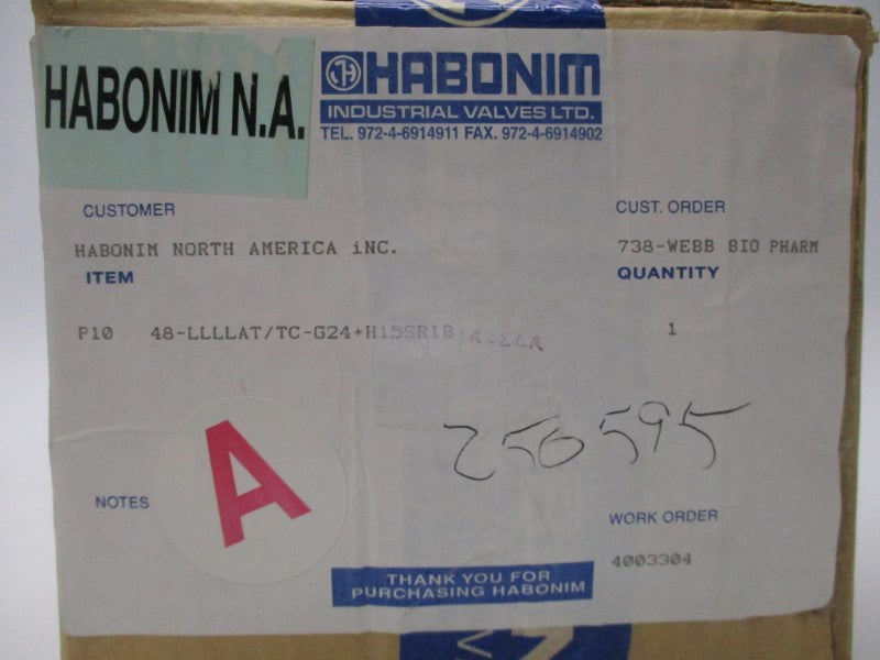 HABONIM P10 48-LLLLAT/TC-G24+H15SR1B NSFS