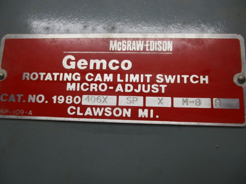 GEMCO 1980406XSPXM-8R UNMP