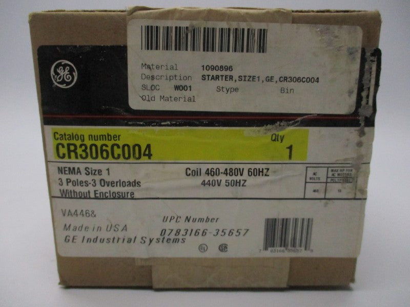 GENERAL ELECTRIC CR306C004 NSFS