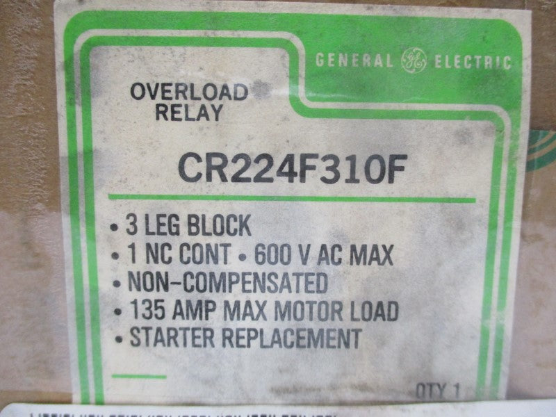 GENERAL ELECTRIC CR224F310F NSMP