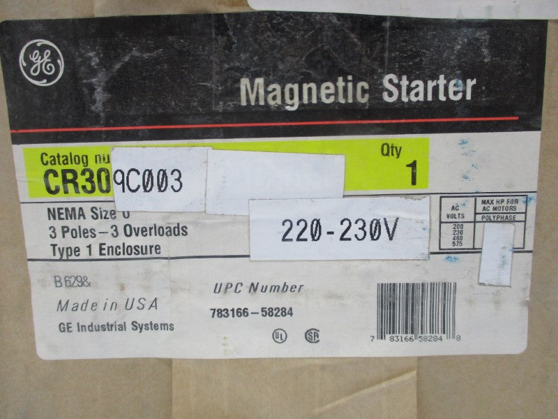 GENERAL ELECTRIC CR309C003 NSMP