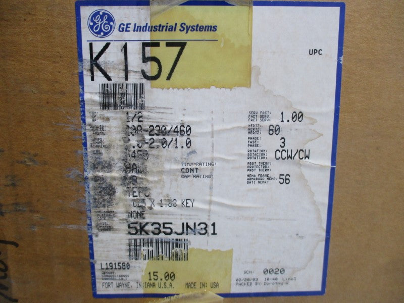 GENERAL ELECTRIC 5K35JN31 NSMP