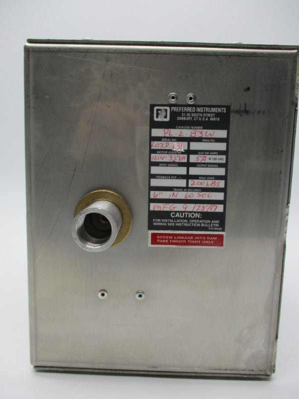 PREFERRED INSTRUMENTS PL-2-B3W UNMP