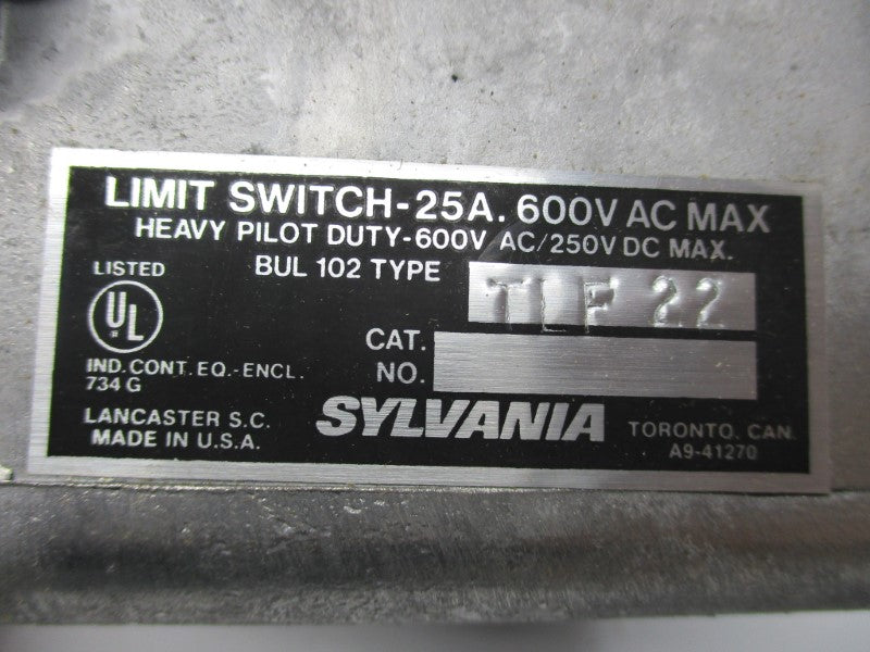 JOSLYN CLARK SYLVANIA  102-TL TLF-22 NSMP