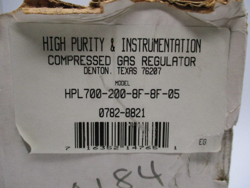 HIGH PURITY HPL700-200-8F-8F-05 NSMP