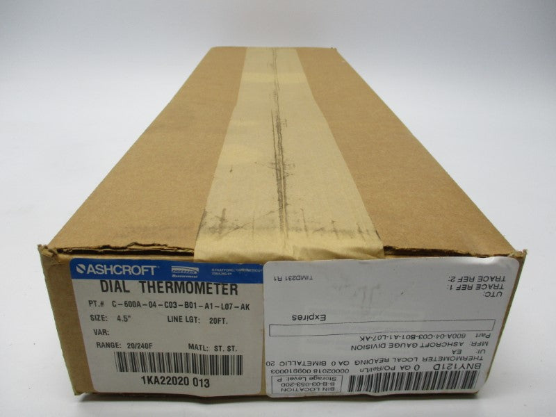 ASHCROFT C-600A-04-C03-B01-A1-L07-AK NSFS