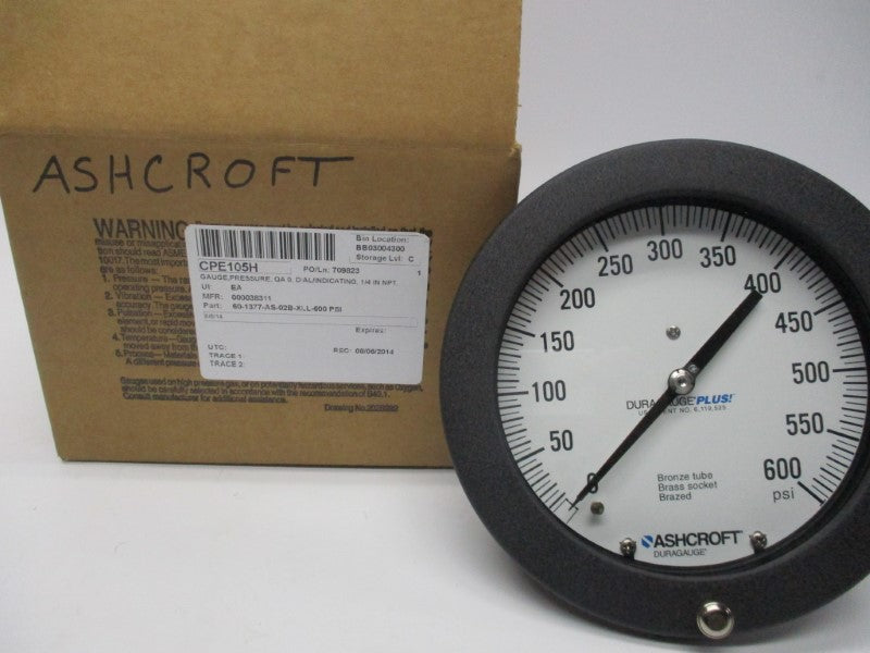 ASHCROFT 60-1377-AS-02B-XLL-600 NSMP
