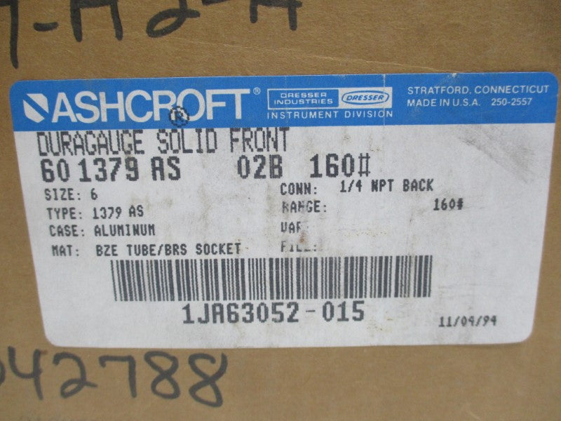 ASHCROFT 60-1379AS-02B/160 NSMP
