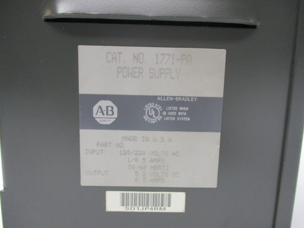 ALLEN BRADLEY 1771-PA UNMP