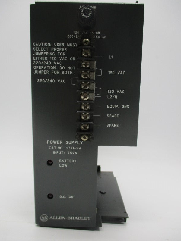 ALLEN BRADLEY 1771-PA UNMP
