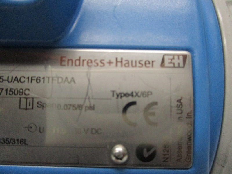 ENDRESS+HAUSER PMP75-UAC1F61TFDAA NSNP
