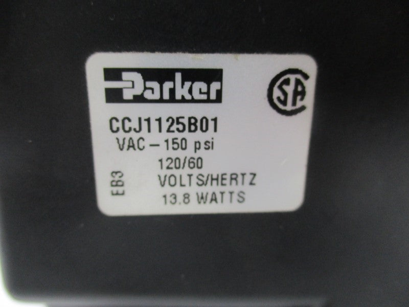 PARKER CCJ1125B01 120V 150PSI UNMP