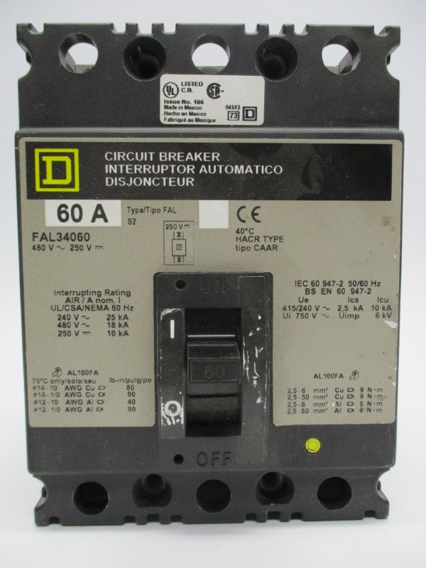 SQUARE D FAL34060 NSNP