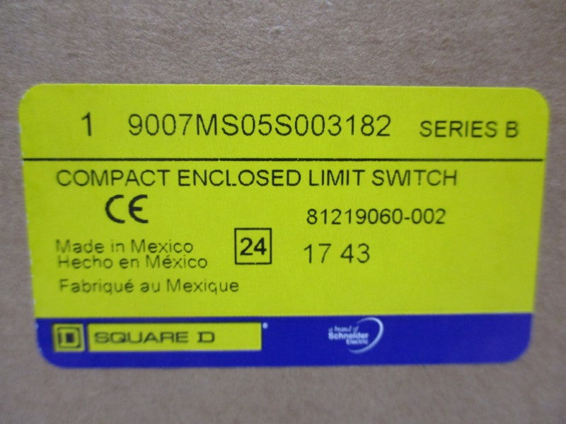 SQUARE D 9007MS05S003182 SER. B NSFS