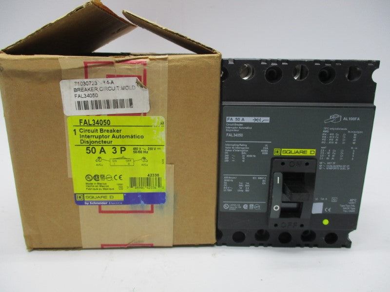 SQUARE D FAL34050 SER. S2 50A 480V NSMP