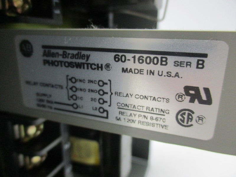 ALLEN BRADLEY 60-1600B SER. B NSNP