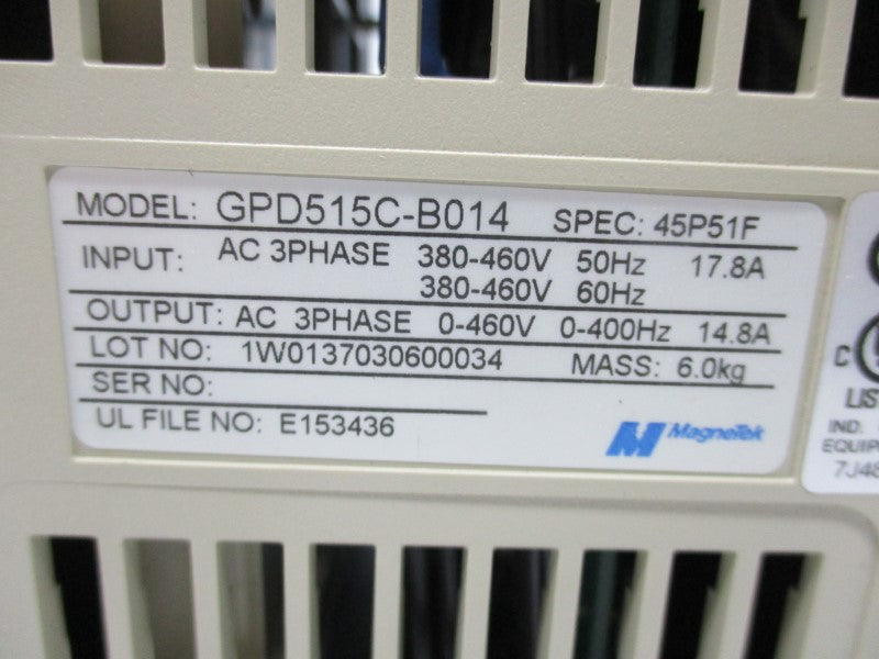 MAGNETEK GPD515C-B014 NSMP