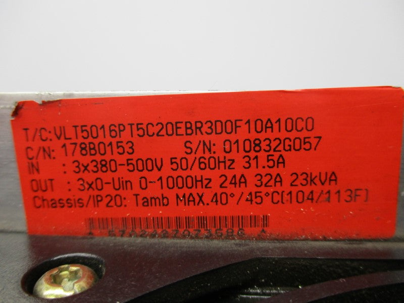 DANFOSS VLT5016PT5C20EBR3D0F10A10C0 UNMP