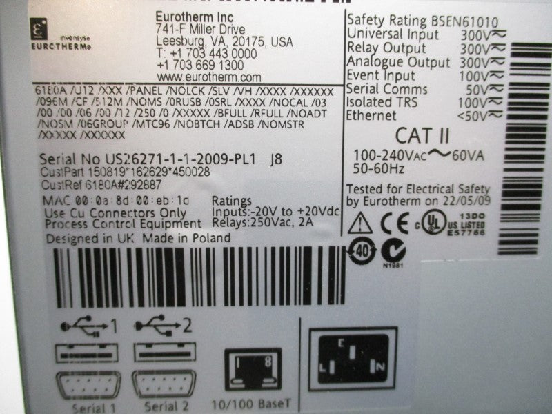 EUROTHERM 150819*162629*450028 NSNP