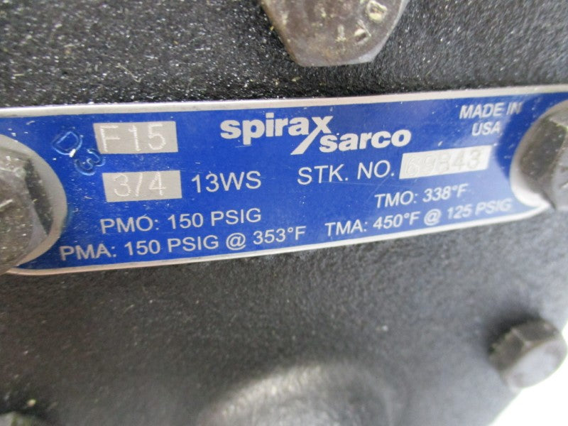 SPIRAX SARCO 69843 150PSI 3/4" NSNP