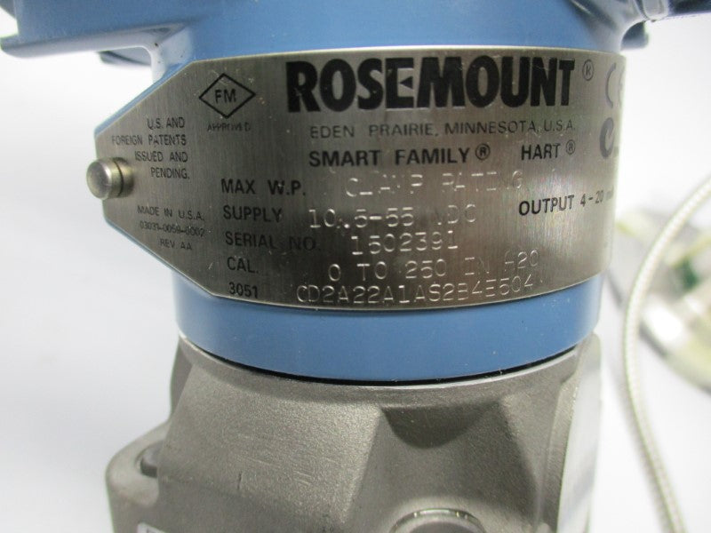 EMERSON 3051CD2A22A1AS2B4E5Q4 NSMP