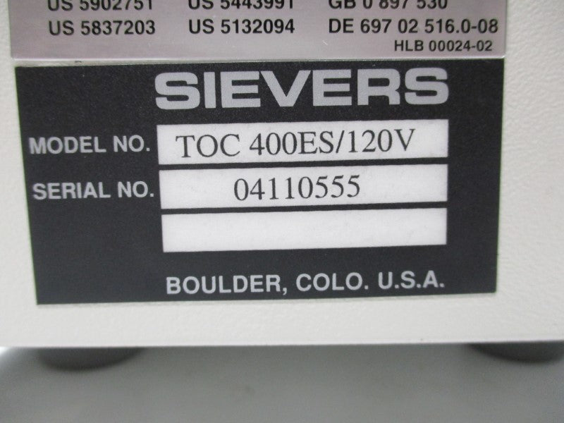 SIEVERS TOC400ES/120V UNMP