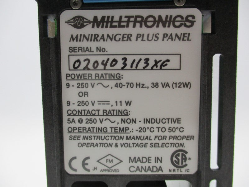 MILLTRONICS 7ML10163AA110AB2 NSMP