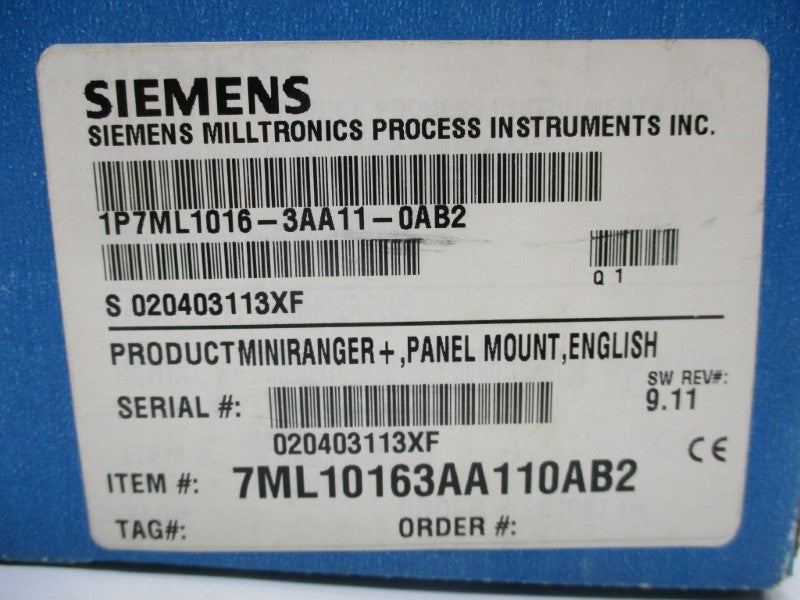 MILLTRONICS 7ML10163AA110AB2 NSMP