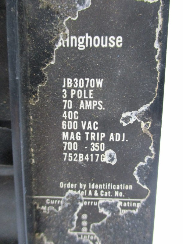 WESTINGHOUSE JB3070W UNMP