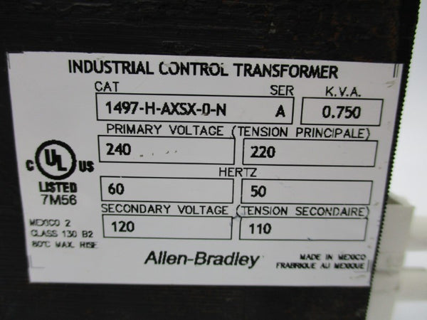 ALLEN BRADLEY 1497-H-AXSX-0-N SER. A NSNP