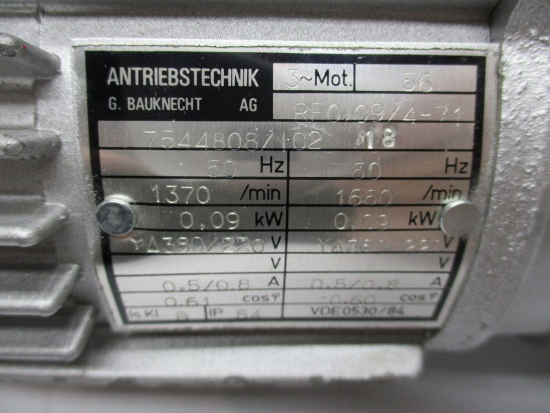 ANTRIEBSTECHNIK RF0.09/4-71 (0,09D4TR3-2/14) UNMP