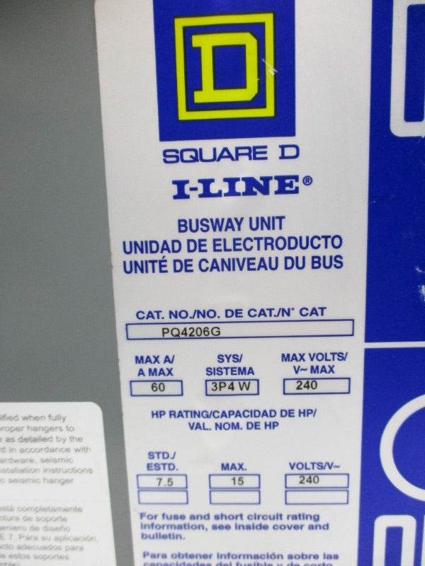 SQUARE D PQ4206G NSNP