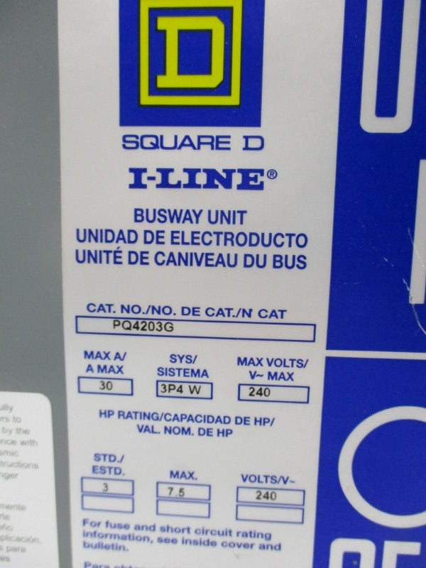 SQUARE D PQ4203G NSNP
